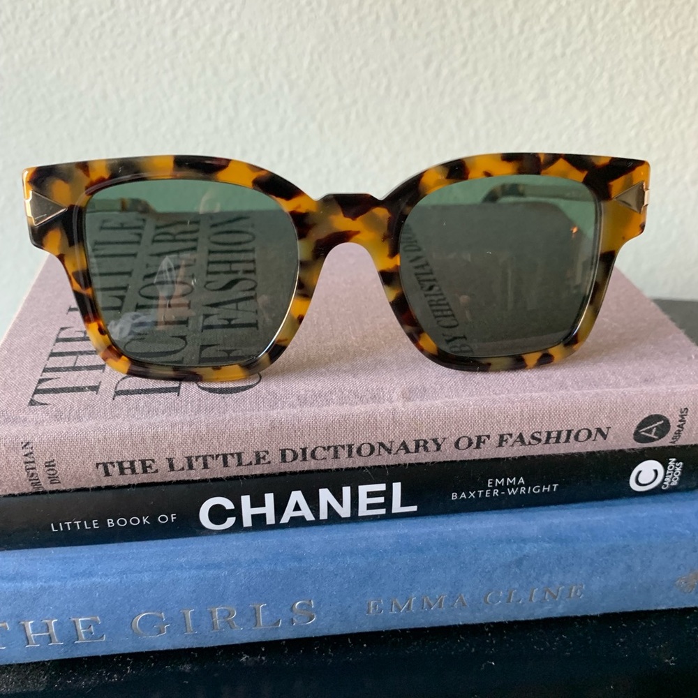 Karen Walker Tortoiseshell Square Sunglasses